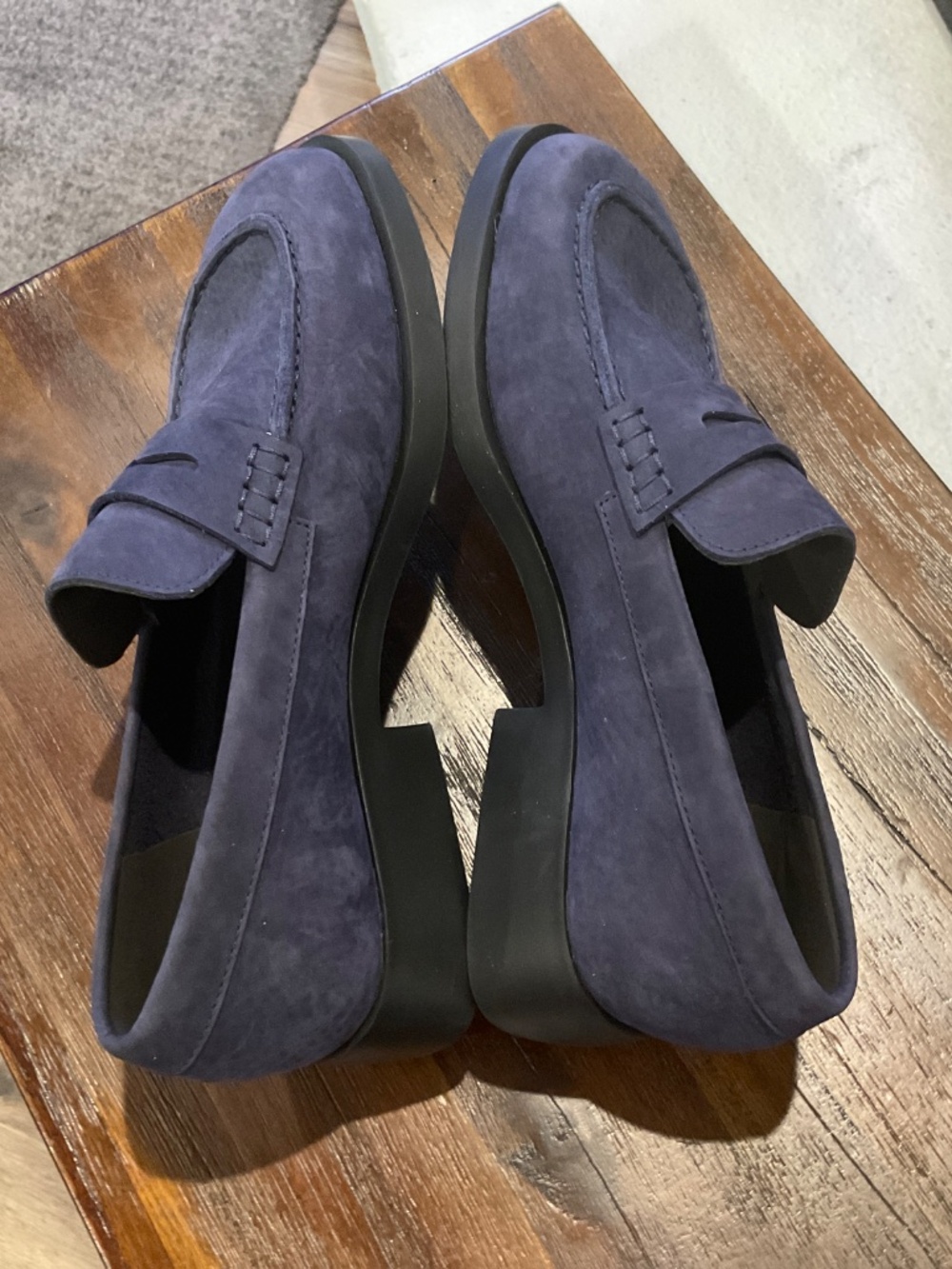 Camper Donna Blue Nubuck Leather Moccasins Size EU 39 - US 8.5 - Picture 3 of 7